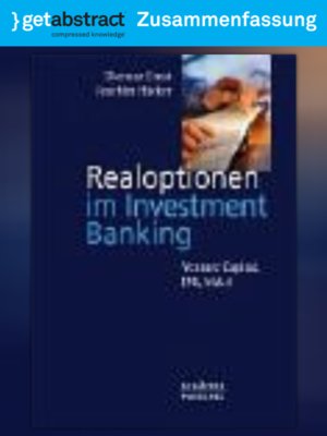 cover image of Realoptionen im Investment Banking (Zusammenfassung)
